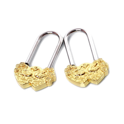 Swan Style Heart Lock
