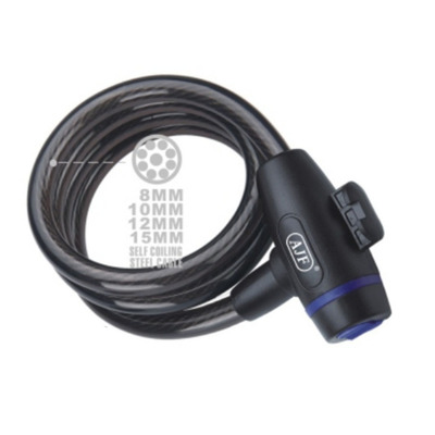 AJF anti theft steel cable bike lock