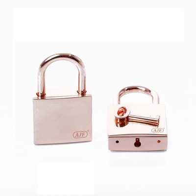 Rose Gold Square Love Lock Customized