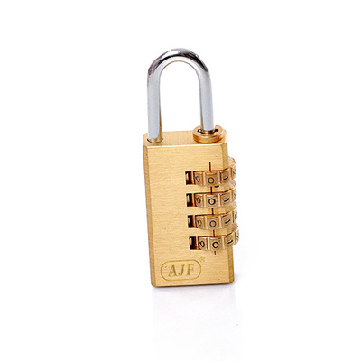 30mm High Security Combination Padlock Brass