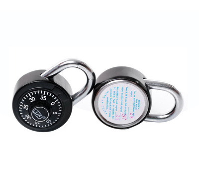 Dial Combination Padlock 50mm Black