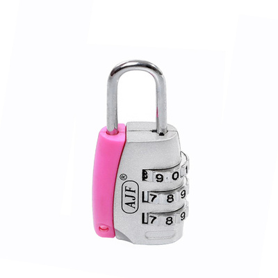 Small Zinc Alloy Resettable Combination Lock For Luggage
