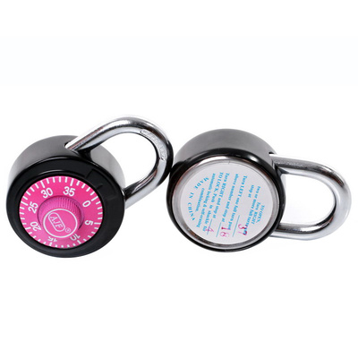 Dial Combination Lock Rotating Password Round Padlock for Cabinets