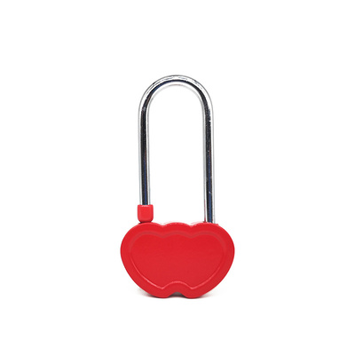 Red Double Heart Love Lock For Valentine's Day