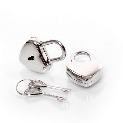 Silver Mini Diary Padlock