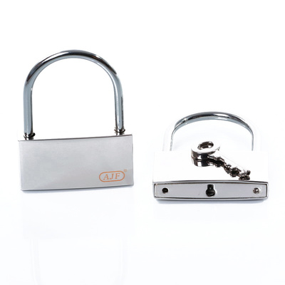 Square Love Lock Silvery