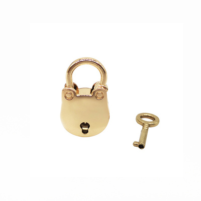 Antique Bronze Bear Shaped Diary Lock