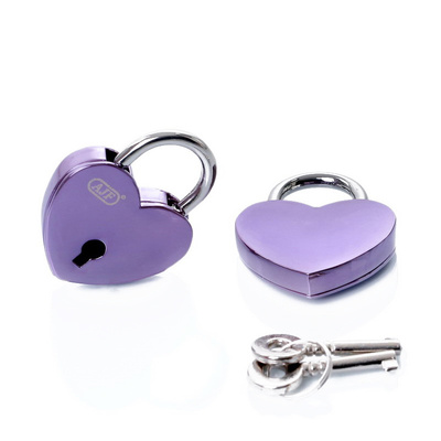 AJF Small Purple Heart Key Lock