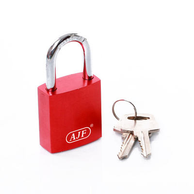 Red Aluminum Alloy Love Padlock