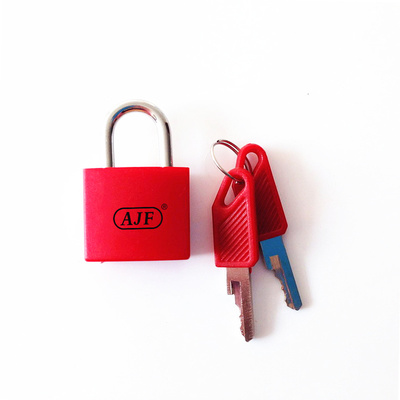 Brass Padlocks ABS Covered Red