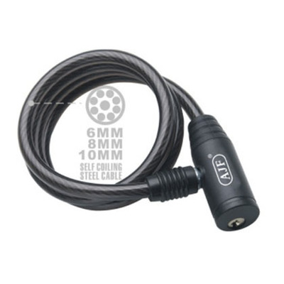 AJF anti theft steel cable bike lock