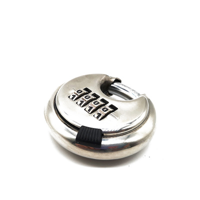70mm 4 Digits Combination Stainless Steel Disc Padlock
