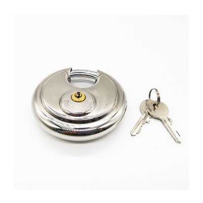90mm Stainless Steel Disc Padlock