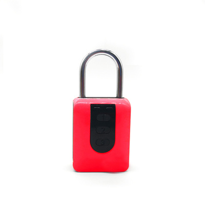 Smart Fingerprint Padlock Red
