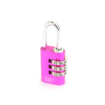 13/16in (20mm) 3 Dials Aluminum Combination Padlocks