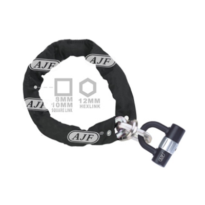 AJF Chain Hexagonal Heavy Duty Security Chain and Lock Bike Chain Motorcycle
